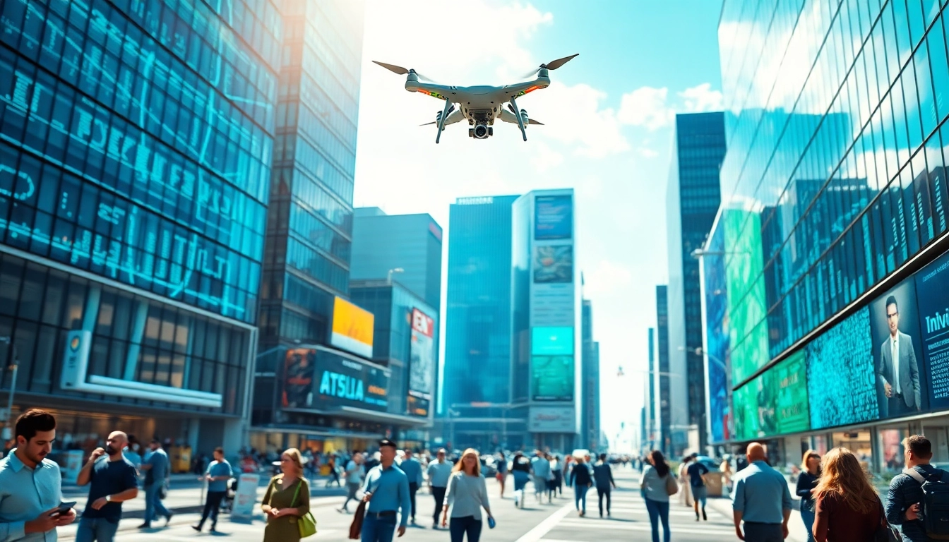 Engaging visual reflecting the impact of technology from https://mohamedmmblog.tech on urban life.