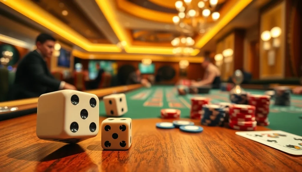 Menangkan bandar togel online dengan dadu dan kartu di kasino yang anggun.