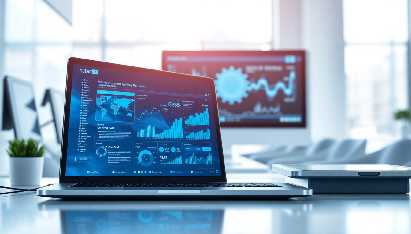 Explore technology innovations in a sleek modern workspace with interactive digital displays.