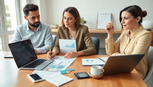 카드 한도 현금화를 통해 재정 계획을 세우는 전문가의 모습