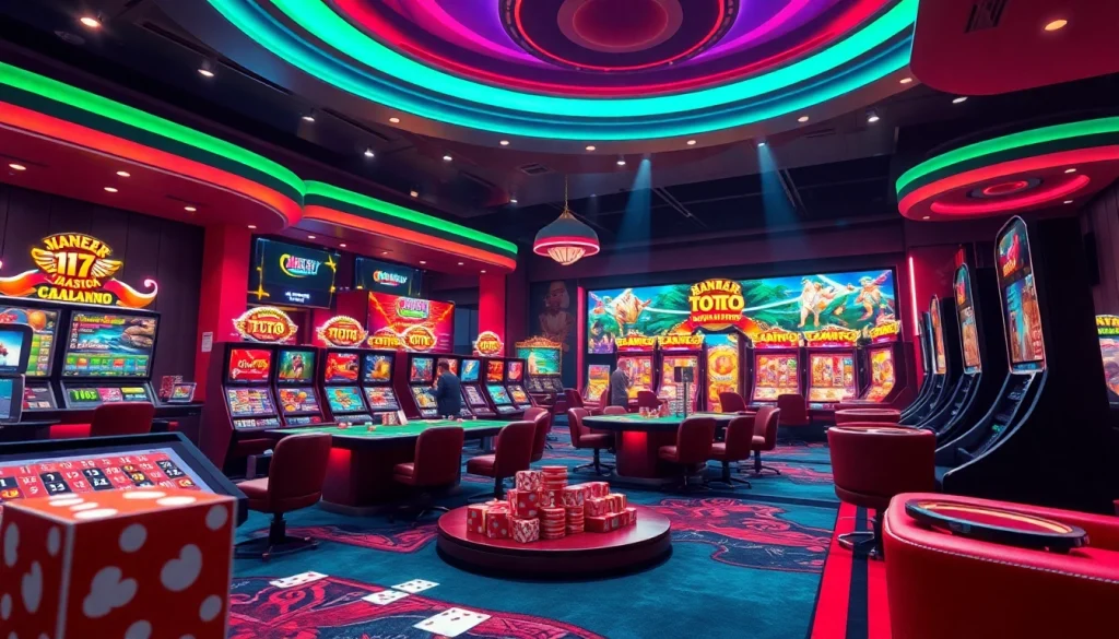 Menggambarkan pengalaman bandar toto dengan berbagai permainan taruhan online yang menarik.