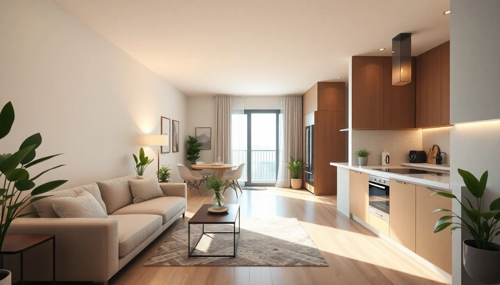 Cómo evaluar una propiedad al analizar una sala de estar en un apartamento.