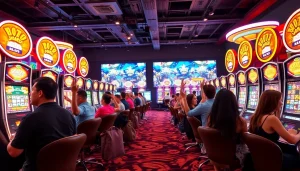 Menangkan bandar toto 4d slot dengan suasana penuh keseruan di ruang permainan yang modern.