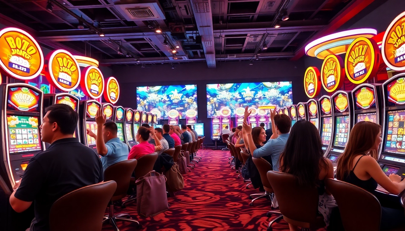Menangkan bandar toto 4d slot dengan suasana penuh keseruan di ruang permainan yang modern.