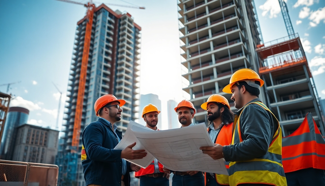 Manhattan Commercial General Contractor leading a construction team on-site, exemplifying urban project innovation.