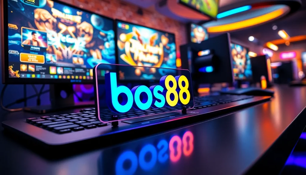 Menggambarkan pengalaman bermain dengan bos88 di setup permainan modern yang menarik