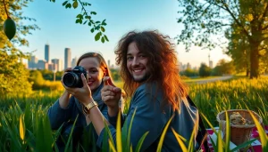 Engaging photo session with a photography company edmonton capturing memorable moments in nature.
