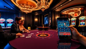 Players enjoying a high-stakes Bugatti8-themed casino experience with luxurious design elements.