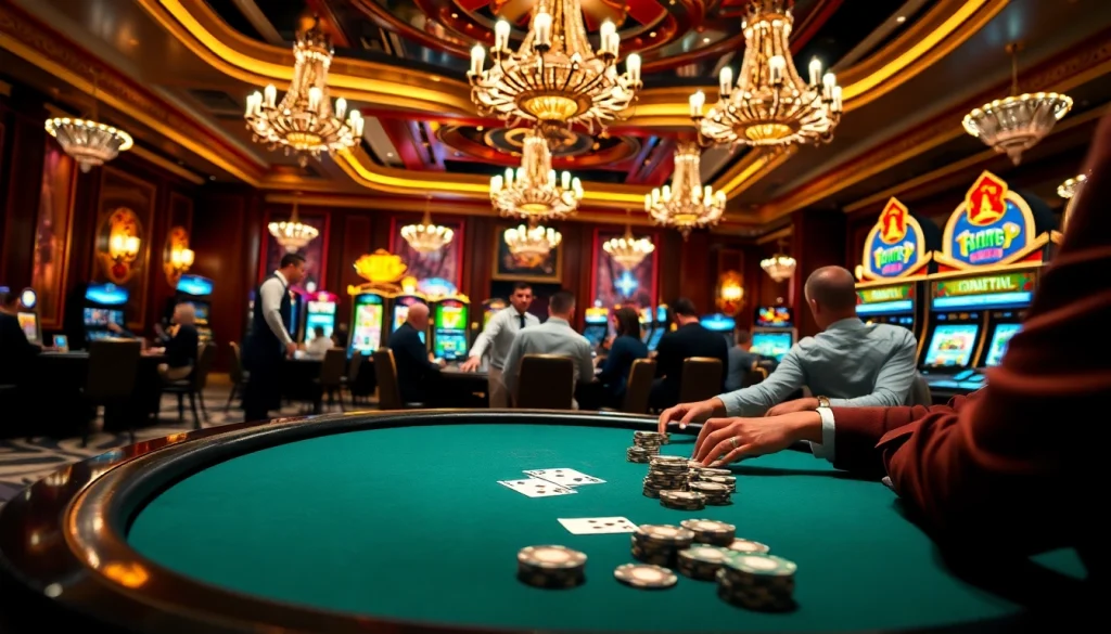 Experience thrilling casino action at https://gem88.buzz/ with engaged players and luxurious decor.