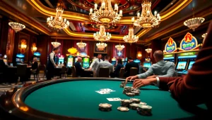 Experience thrilling casino action at https://gem88.buzz/ with engaged players and luxurious decor.