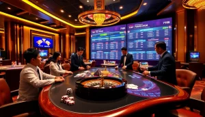 Experience the excitement of online gaming at 789F trang chủ with engaging casino visuals and vibrant gaming elements.