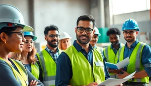 Engaged professionals participating in OSHA training carolinas with an instructor in a workplace setting.