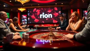 Experience the thrill of online gaming with rio Login at a vibrant roulette table.