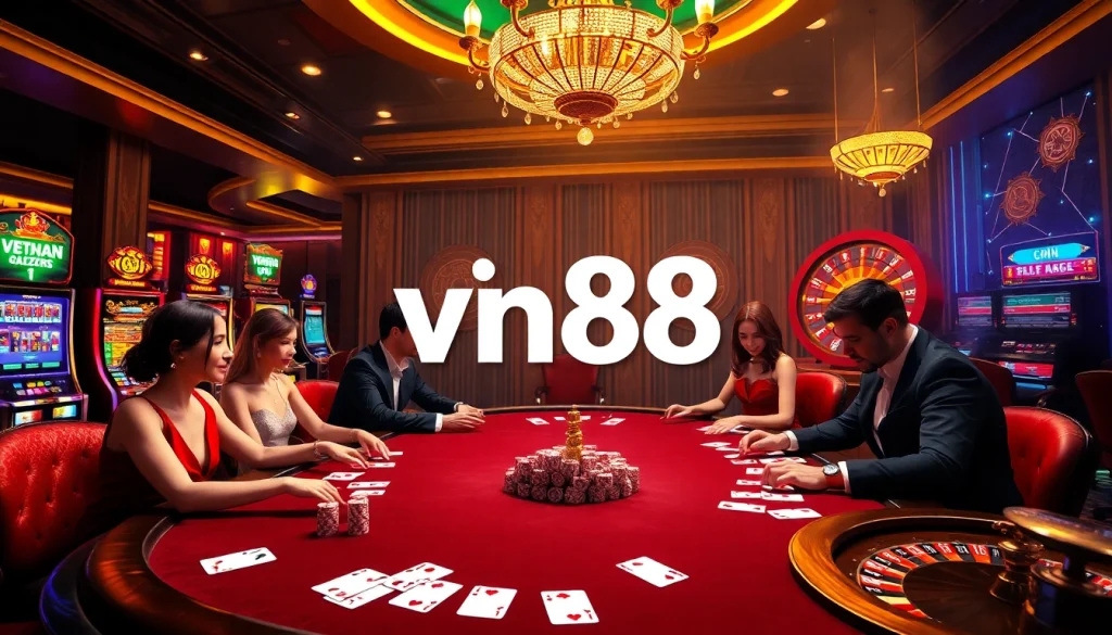 Experience the excitement of gambling at vn88 with high-stakes poker and vibrant slot machines.
