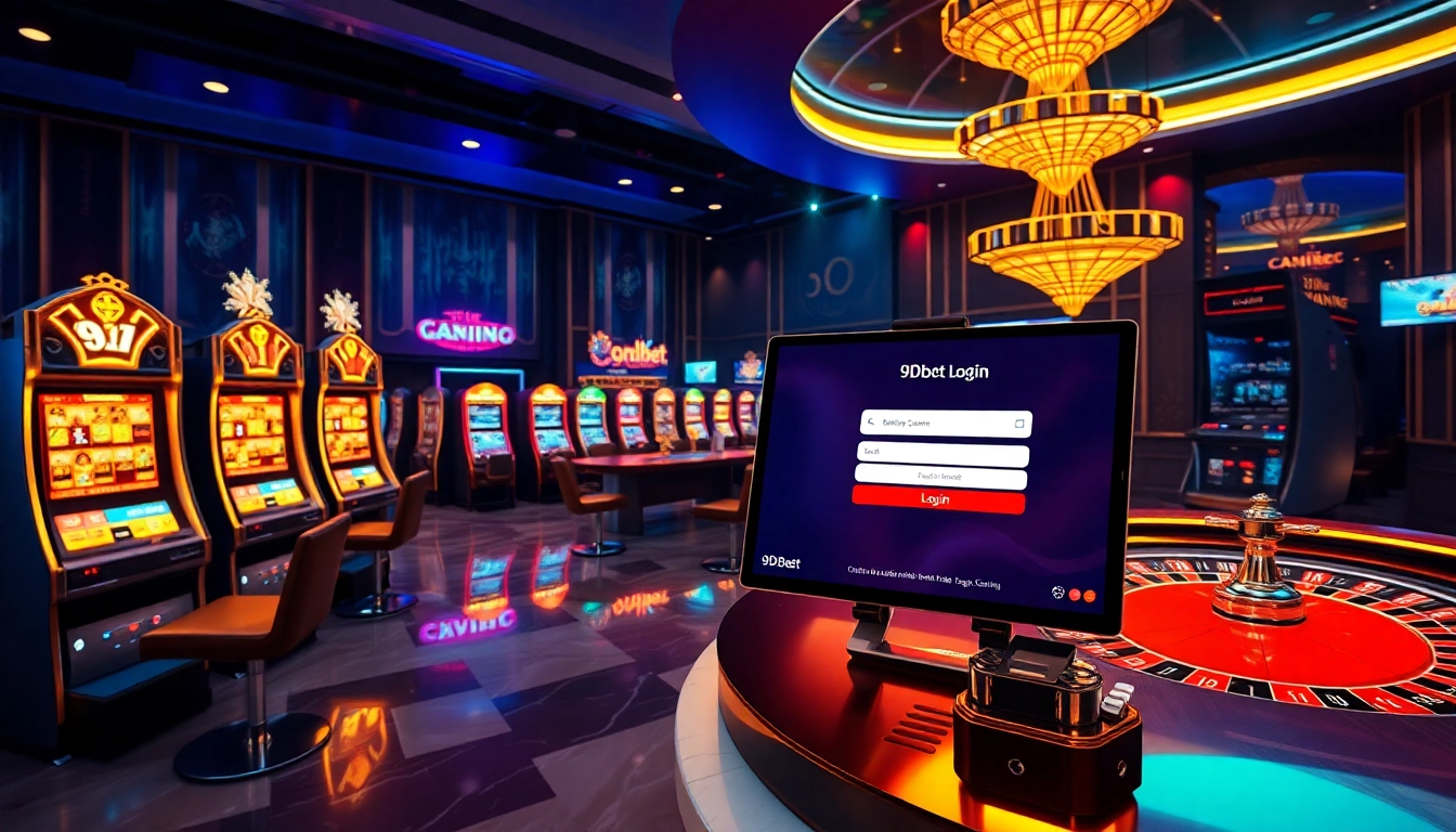 Engage in thrilling gameplay and access 9Dbet Login at a luxurious online casino.