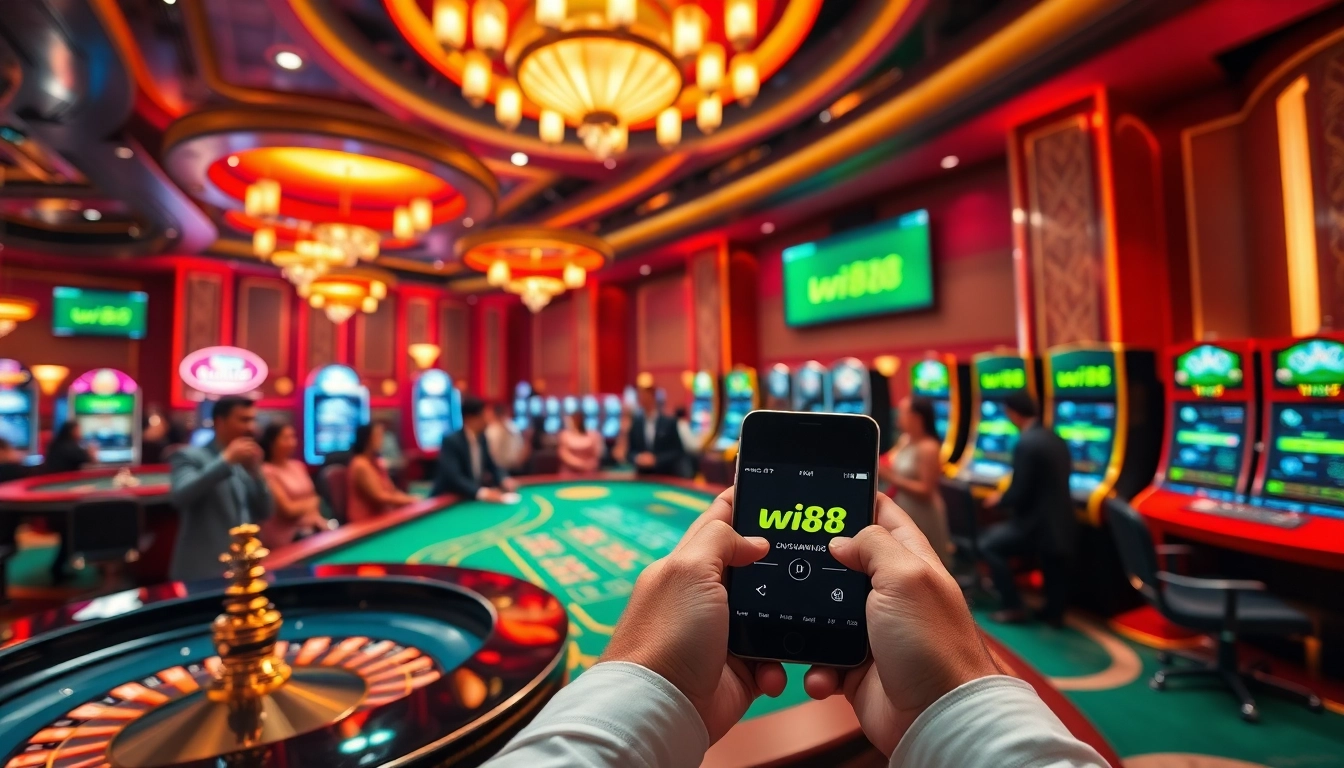Engage with link vao w88 while leveraging the excitement of a bustling casino atmosphere.