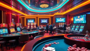 Experience the thrill of king88 with immersive casino games, vibrant slot machines, and exciting betting action.