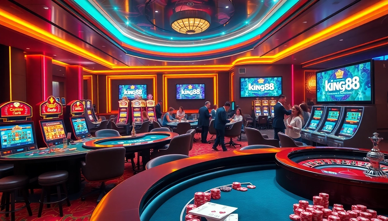 Experience the thrill of king88 with immersive casino games, vibrant slot machines, and exciting betting action.