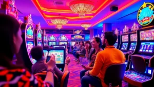 Kode4d online gaming experience with players enjoying trusted slot machines.