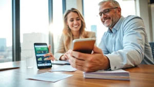 신용카드 현금화 방법을 상담하는 금융 전문가와 고객의 모습