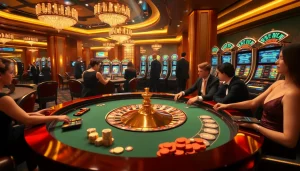 Experience the thrilling ambiance of trang chủ s8 with vibrant casino gaming elements.