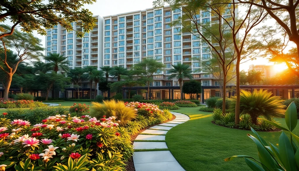 Showcasing the stunning tampines st 95 ec modern Executive Condominium amidst lush greenery.