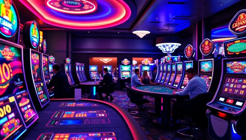 Experience the excitement at the best online casinos Canada with vibrant gaming scenes and thrilling gameplay.