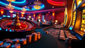 Gameplay at a casino featuring roulette and poker chips, inspired by hidden wiki tor.
