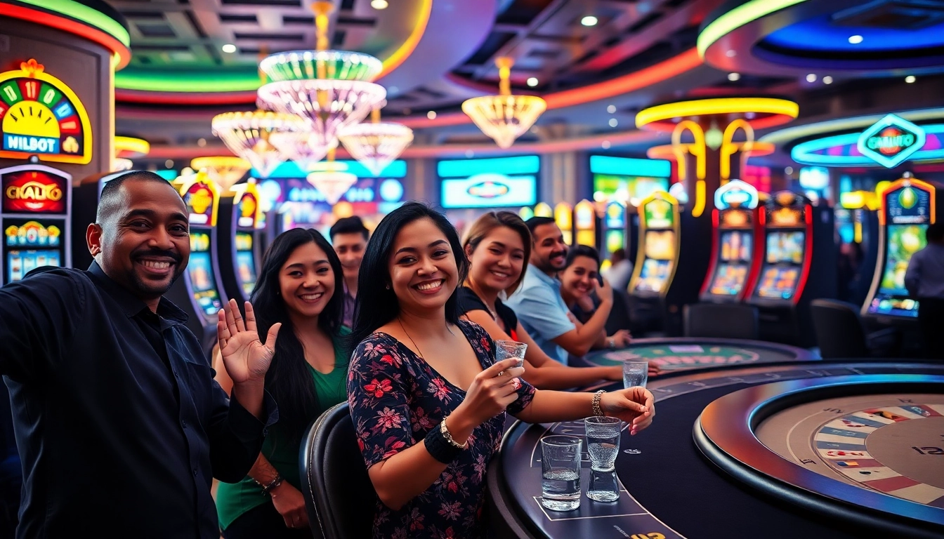 Etrafli Pinco Casino oyun reyi ilə oyunçuların şanslarını sınadığı canlı kazino görüntüsü.