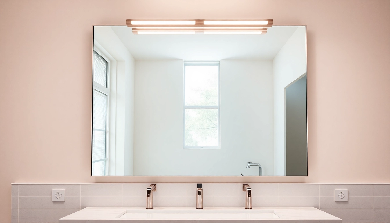 Revitalize your space with a modern bathroom mirror with led light featuring elegant illumination.