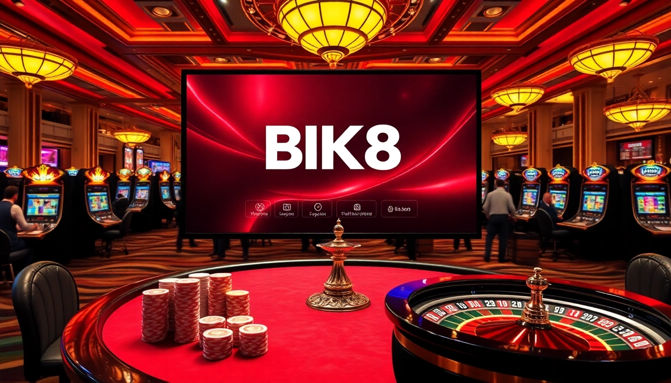 Engaging scene featuring players at BK8 online casino tables, emphasizing bk8thai ทางเข้า for seamless access.