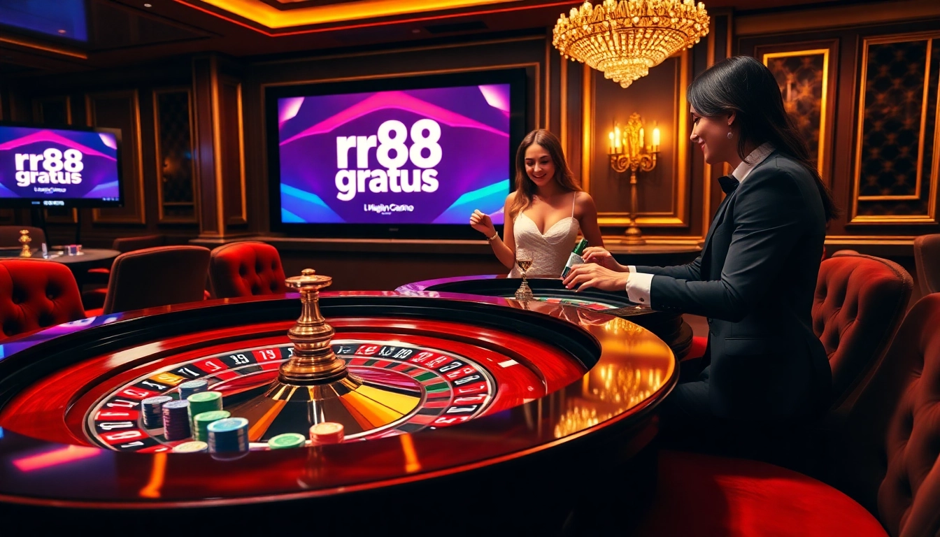 Engage in high-stakes play at RR88 gratis featuring vibrant roulette action and luxurious casino ambiance.