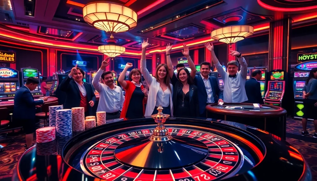 Người chơi đang tận hưởng trải nghiệm chơi game đầy hồi hộp tại https://luck8.net với các yếu tố casino sống động.