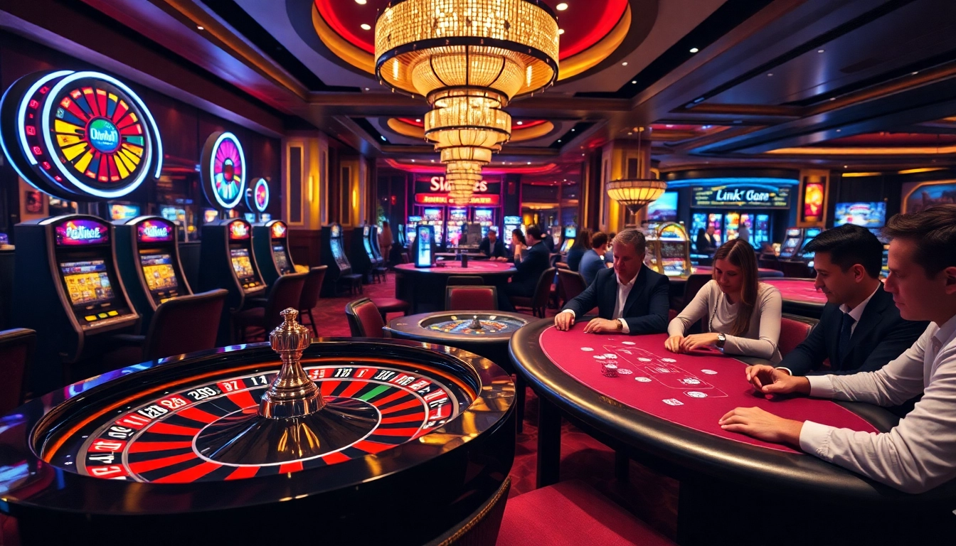 Experience the excitement of casino gaming at Link Haywin with thrilling table games and vibrant atmosphere.