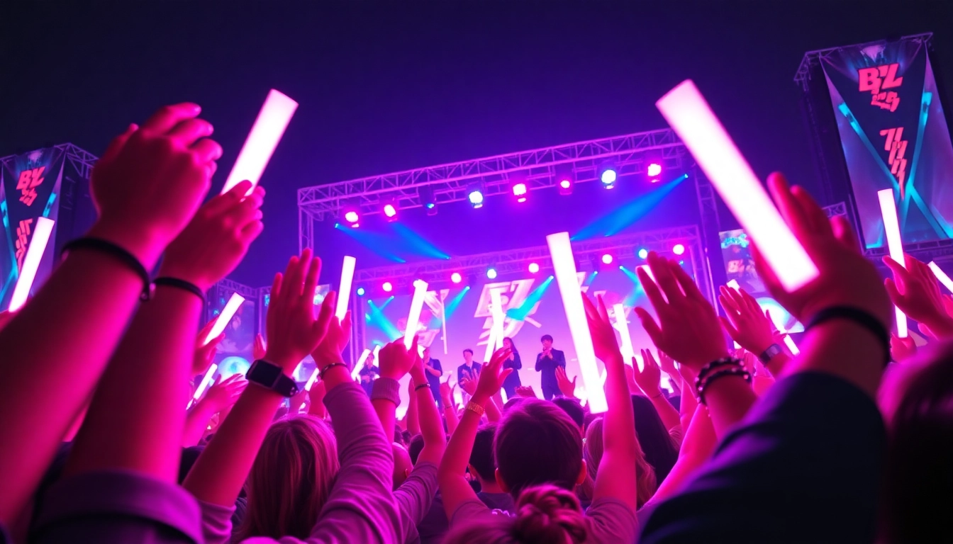 BTS news highlights fans enjoying an outdoor concert with vibrant energy and colorful lights.