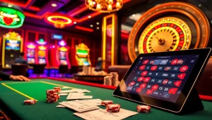 High-stakes players enjoying a thrilling game at SHBET's luxurious casino environment.