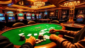 Experience the thrill of gambling at https://go99.observer/ with vibrant poker tables and eager players.
