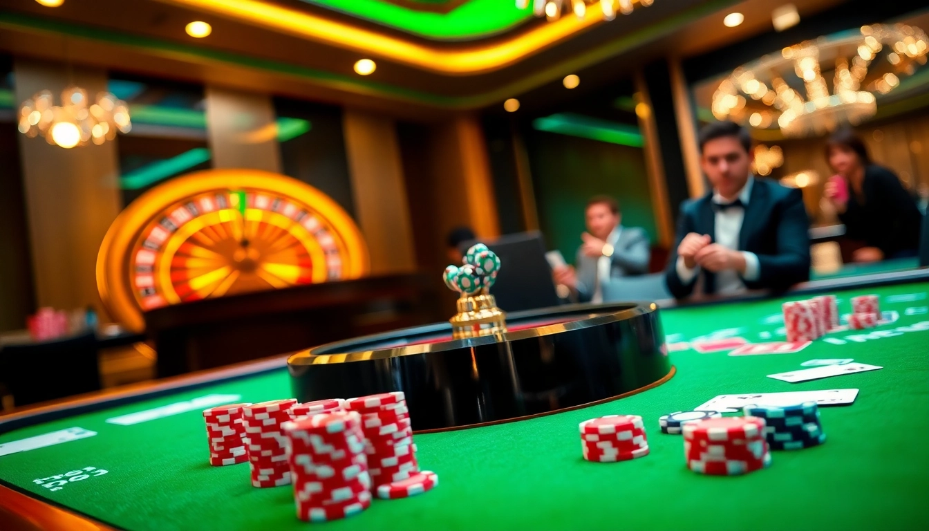 Players enjoying online gambling at 32win.capital with vibrant casino elements.