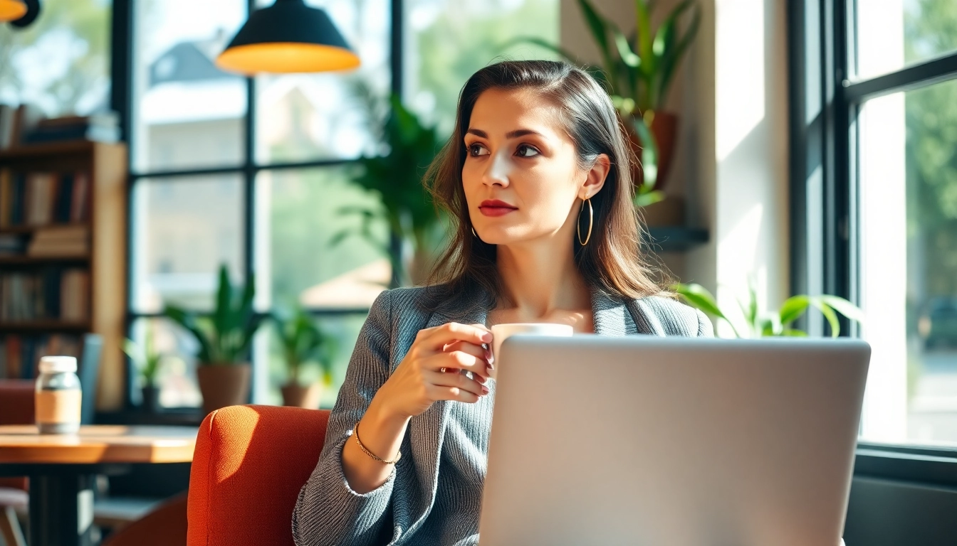 Entrepreneurs break: An entrepreneur relaxing with coffee, symbolizing the importance of rest for productivity.