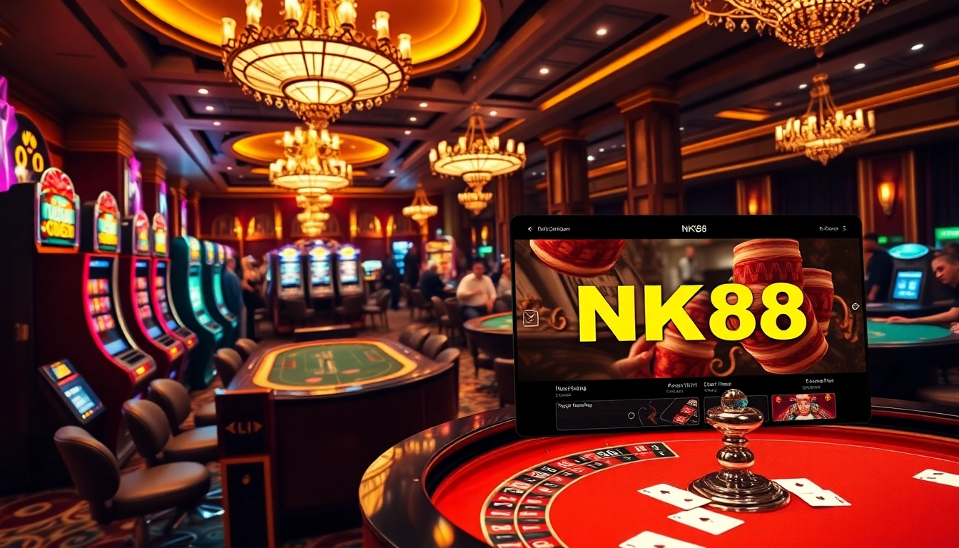 Play and win big with NK88 at this luxurious casino filled with vibrant gaming options.