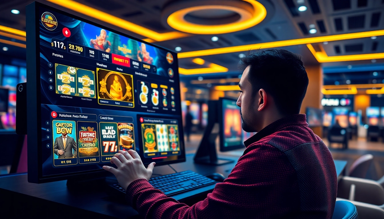 Interactive online gambling experience at vvvwin88.live showcasing vibrant gaming interface.