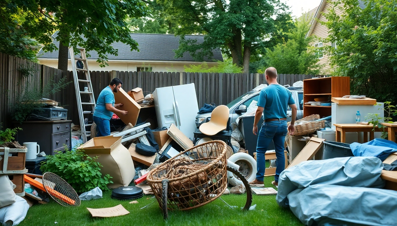Efficient junk removal in Bergen County with CKM Experts, showcasing a clean backyard.