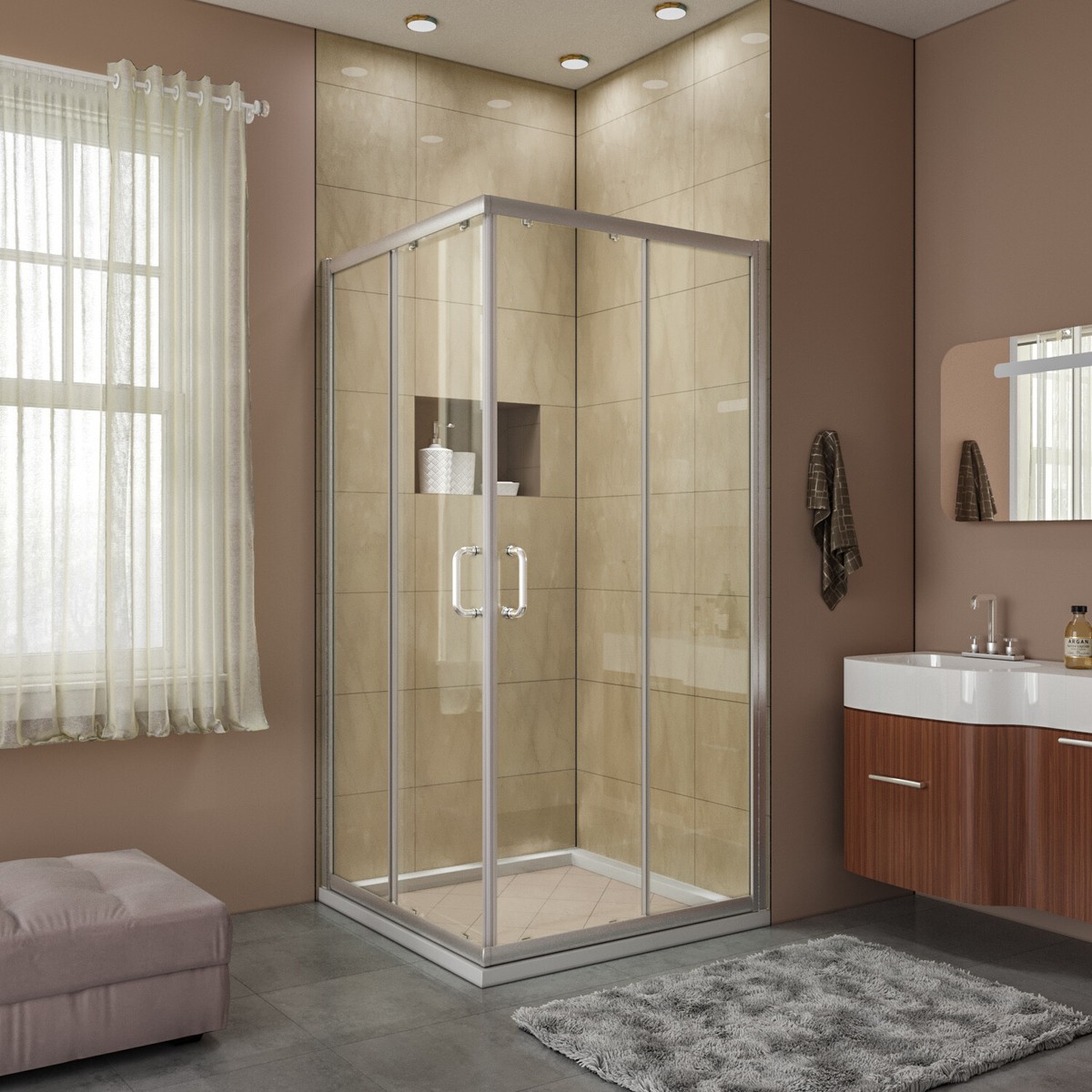 How to Style Your Bathroom with a Black Frame Shower Screen