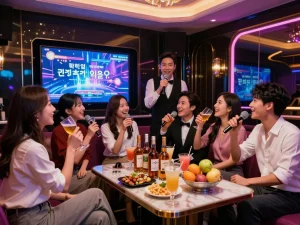Experience the vibrant atmosphere of gangnamtune.com’s nightlife and karaoke, showcasing luxury and fun.