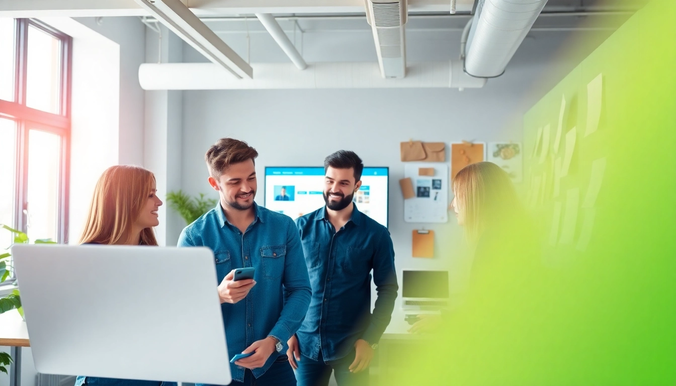 Captivating ecommerce website design essex being crafted in a modern office environment.