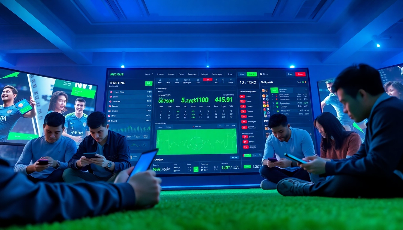Kèo nhà cái interface displaying live football odds and betting stats