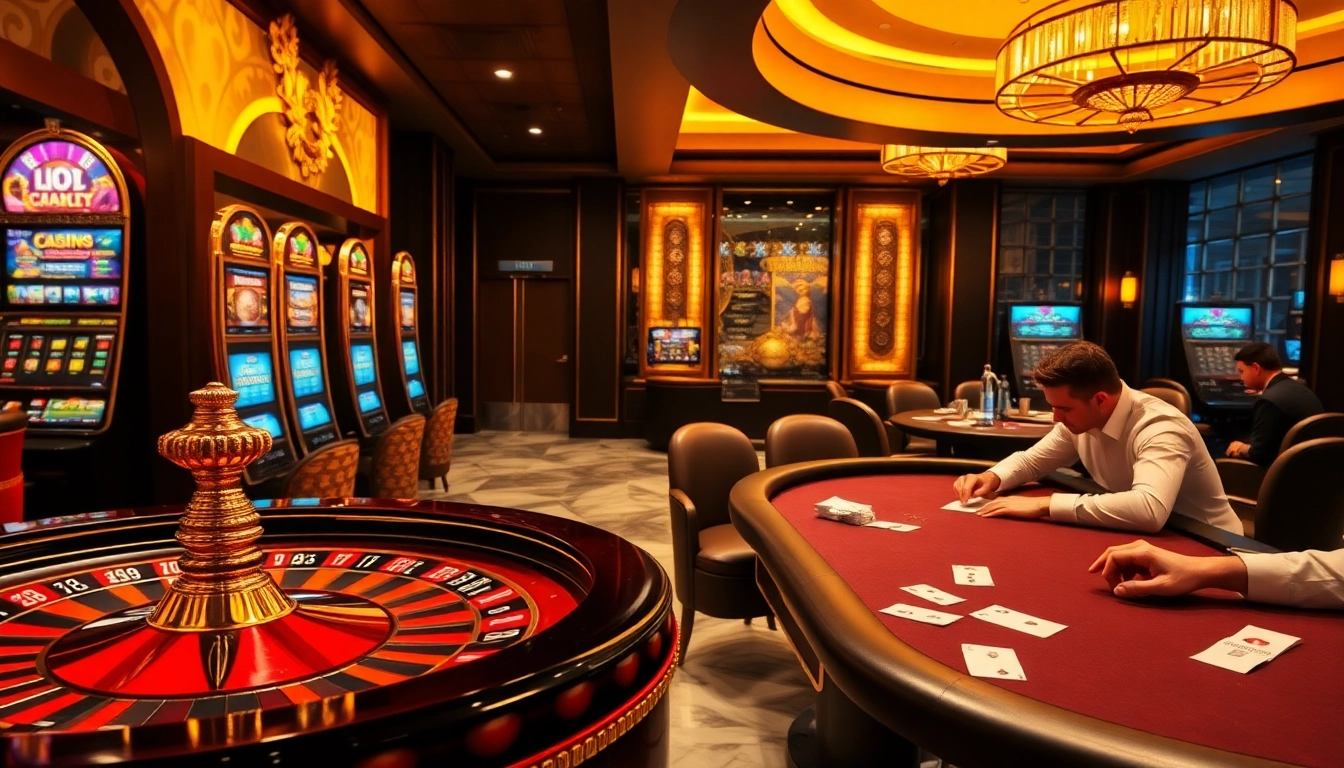 Engager les joueurs au meilleur casino en ligne avec des machines à sous vibrantes et des actions de poker.