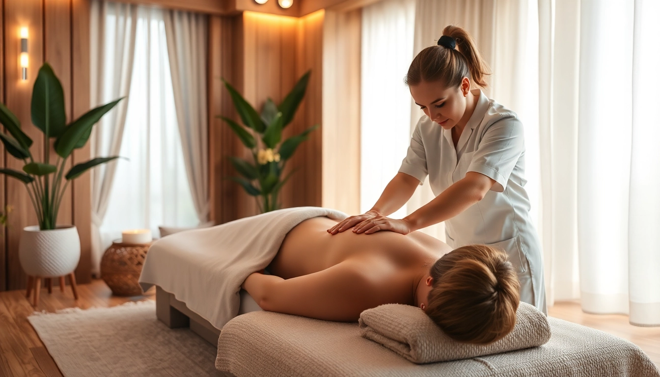 전문 치료사가 개인 맞춤 서비스를 제공하는 편안한 러시아출장마사지 장면.