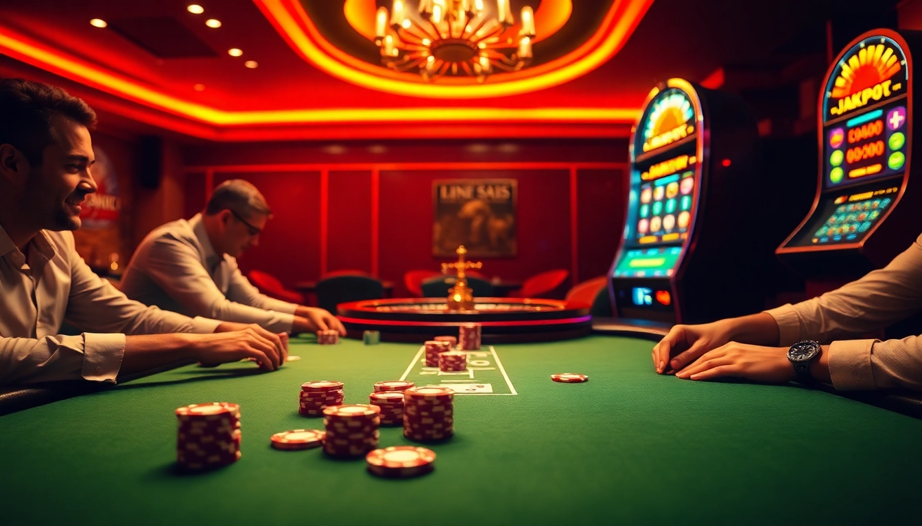 Experience the thrill of winning at https://mk8.sh/ with an exciting casino scene featuring poker, roulette, and vibrant gameplay.