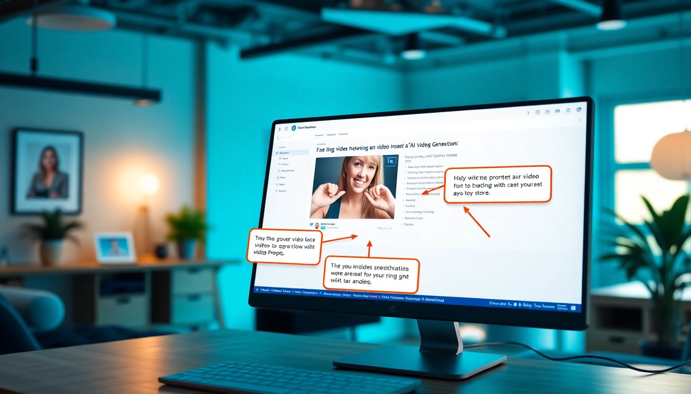 video to prompt ai interface showcasing advanced video analysis and prompt generation